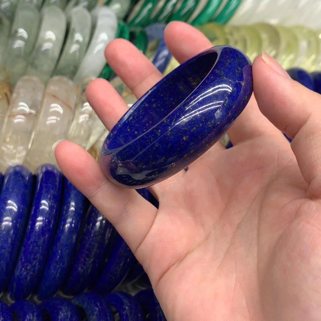 青金石未镶嵌手镯