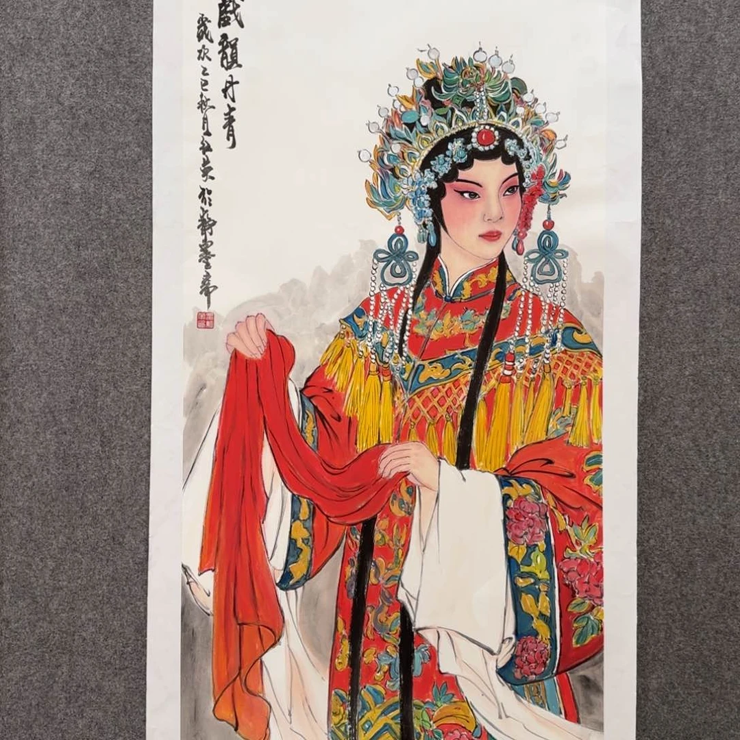 国画zz粟红英老师手绘作品