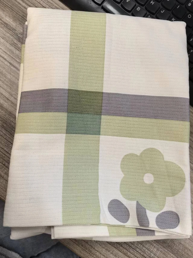 【京会社】加厚竹小棉枕套50*80cm  花香绿