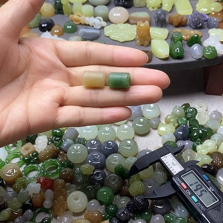 未镶嵌和田玉挂件桶珠98一个多样性发其一