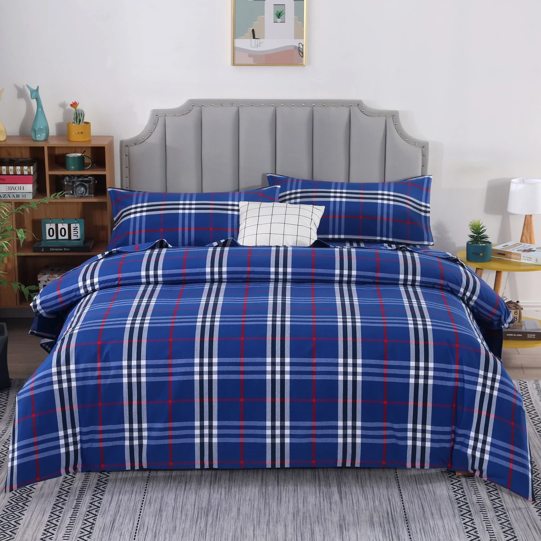 木蘭摇非遗老粗布时尚格调厚实耐用四季可用四件套