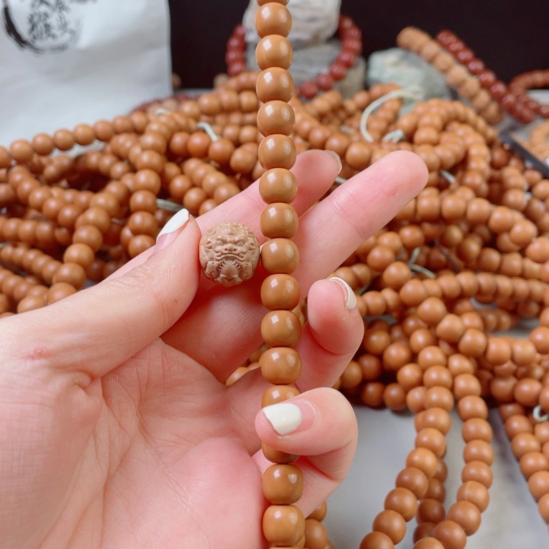 猴头核桃手串吞金兽+老型