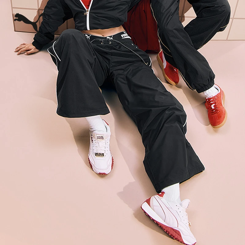 【蛇年限定】PUMA彪马女新年款欧若轻机能休闲抽绳梭织长裤 631423