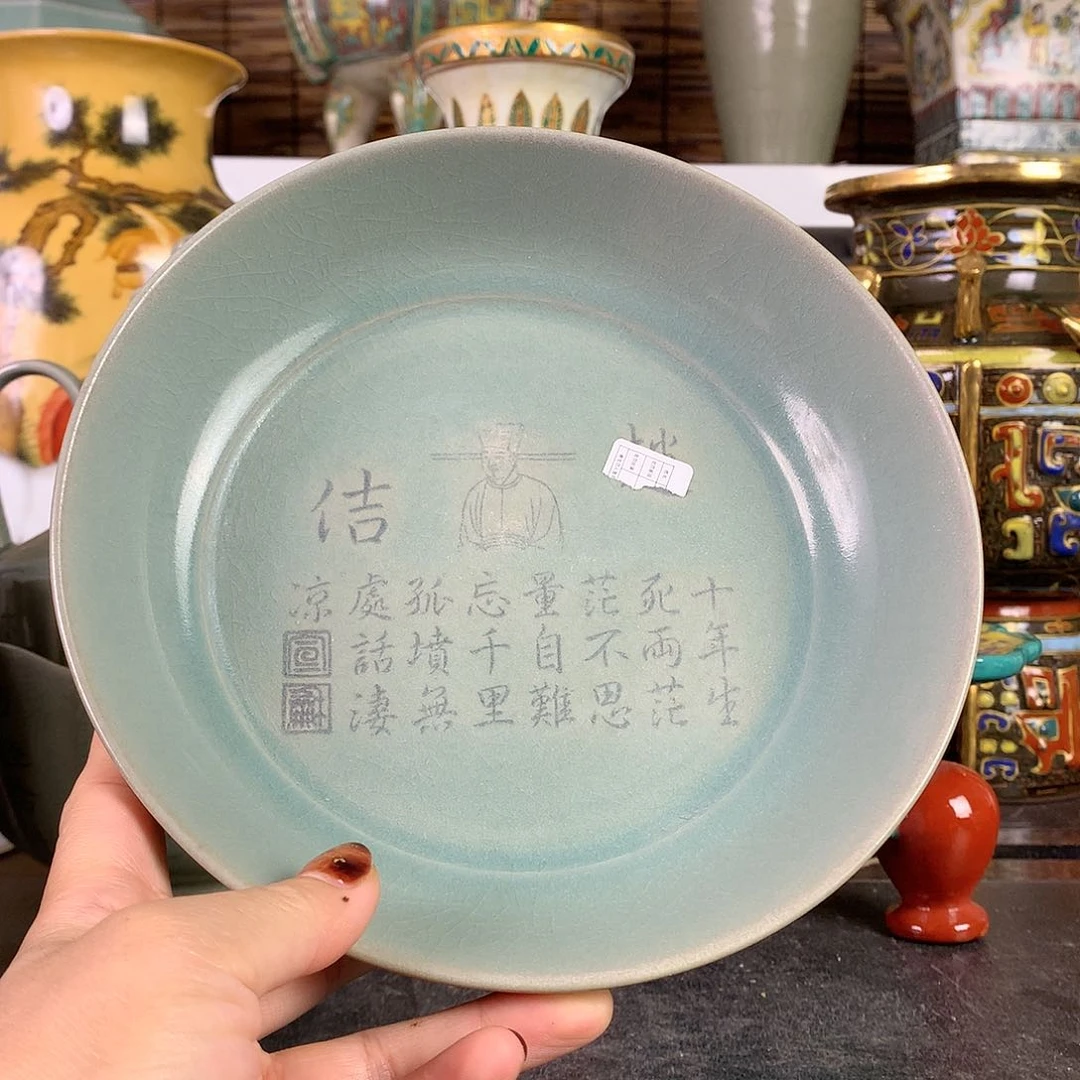 摆件瓷器真的很漂亮的