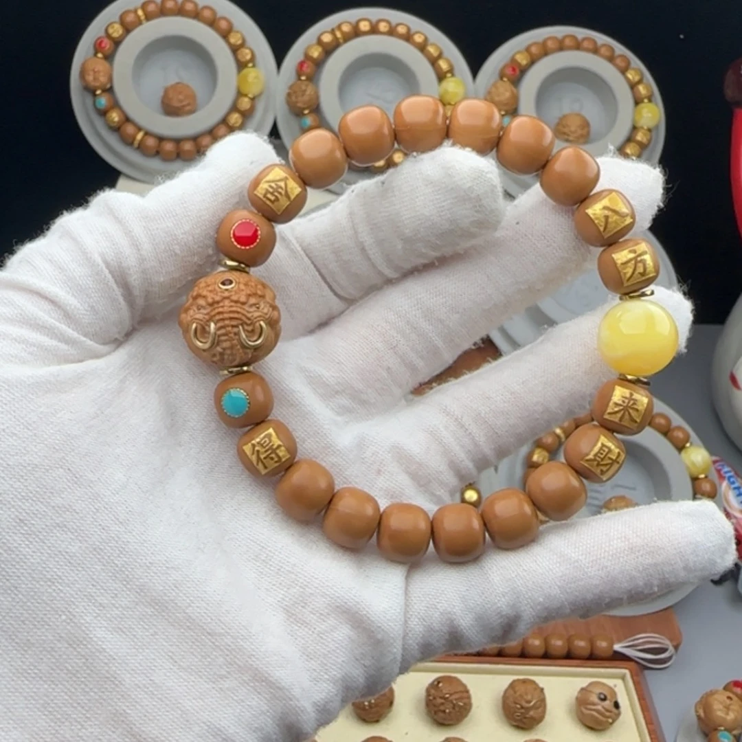 龙***哥吊坠猴头核桃全品老型猴头手串私人订制