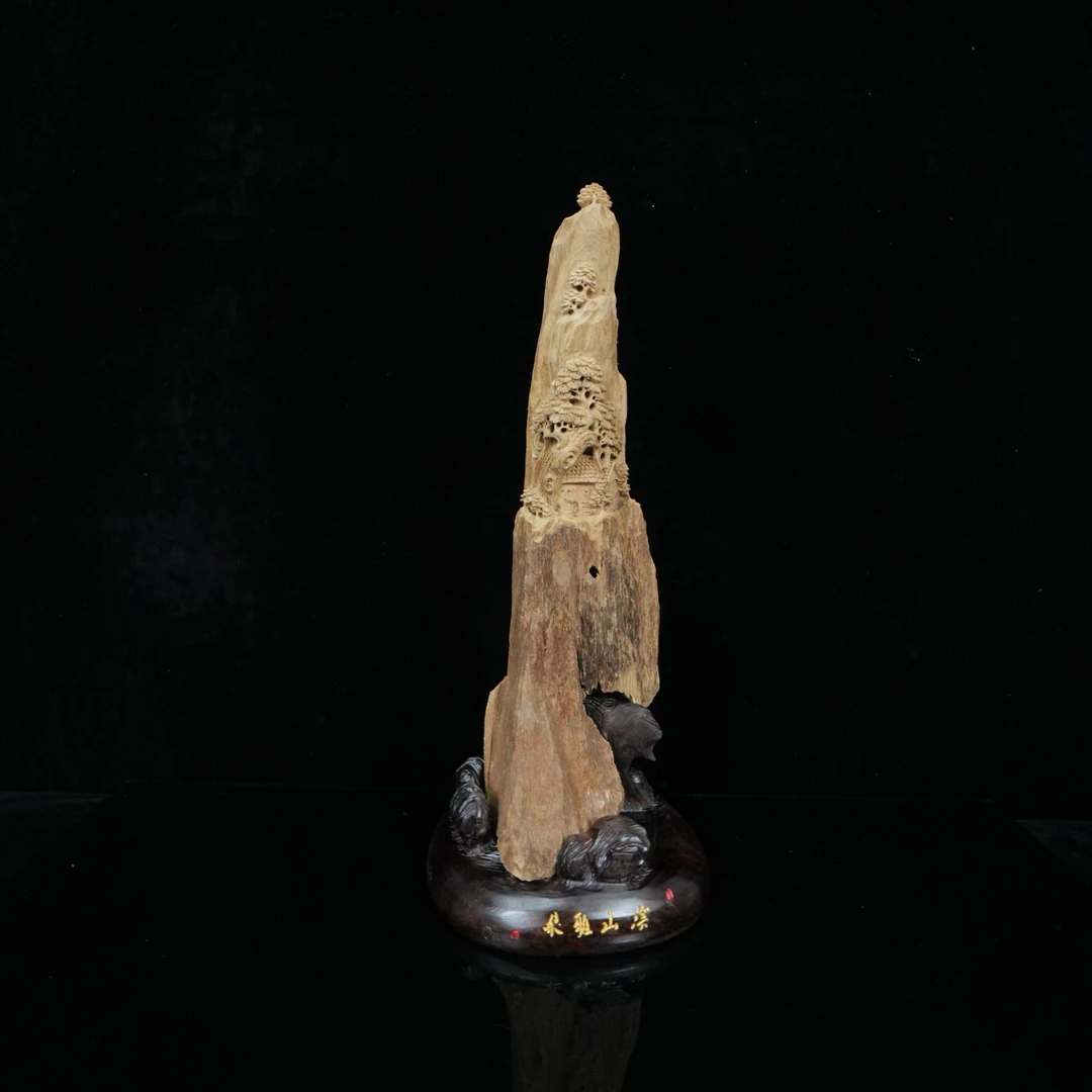 7218 加里曼丹沉香高山料/溪山雅集 15x13x38cm 净198.1g