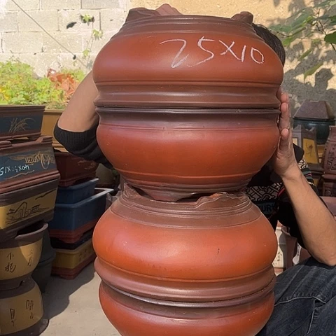 紫砂花盆特价包邮秒杀