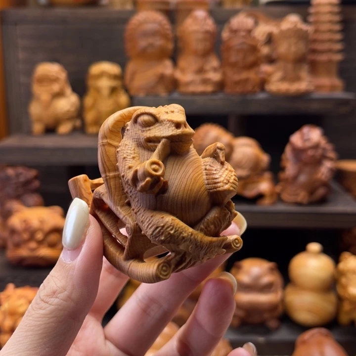 @***遇柏木（崖柏）逍遥金蟾（清仓福利）