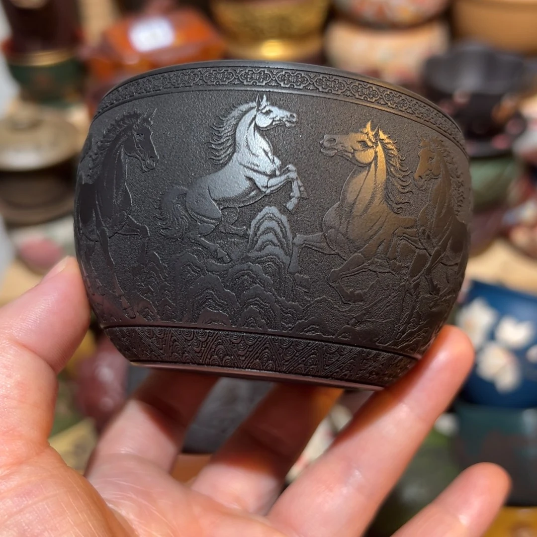 茶杯紫砂宜兴紫砂主人杯