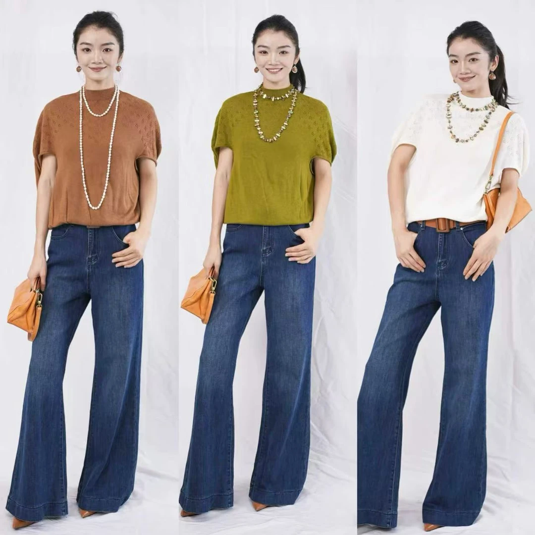 CHUN·「伊甸镂空钩花中袖衫」气质时尚休闲日常百搭简约显瘦慵懒感