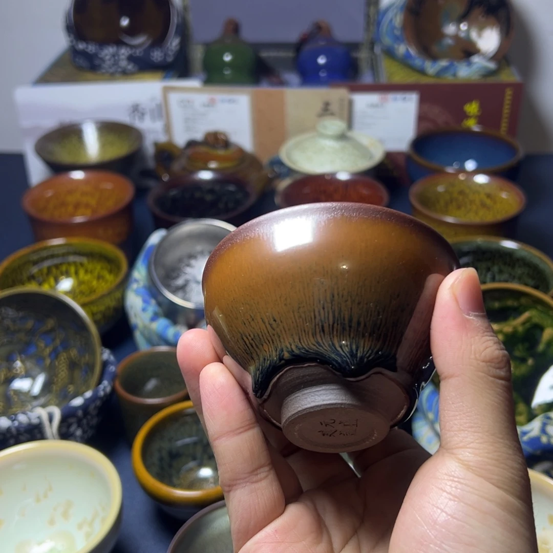 茶盏建阳建盏喝茶主人杯