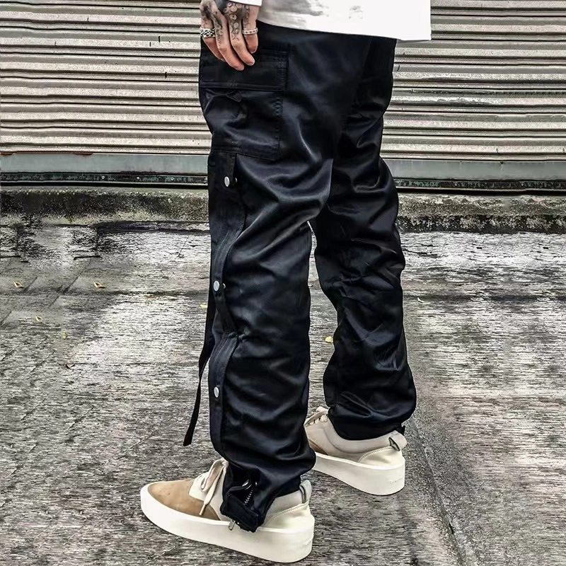 【大小王】Cargo Pants美潮设计师排扣工装休闲裤
