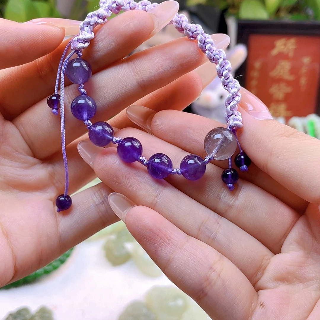 水晶手链银S925镶嵌……