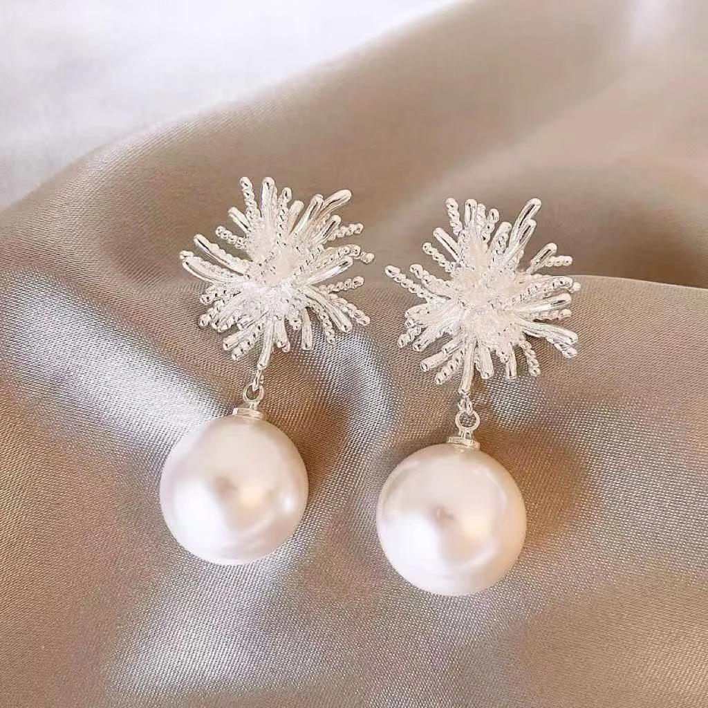 铜合金耳饰 气质轻奢时尚百搭小众简约超仙韩版精致耳钉1359