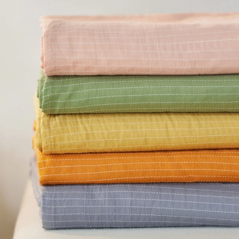 有斐/Youfeel双层纱色织玉玲珑（针刺条纹）单品床笠