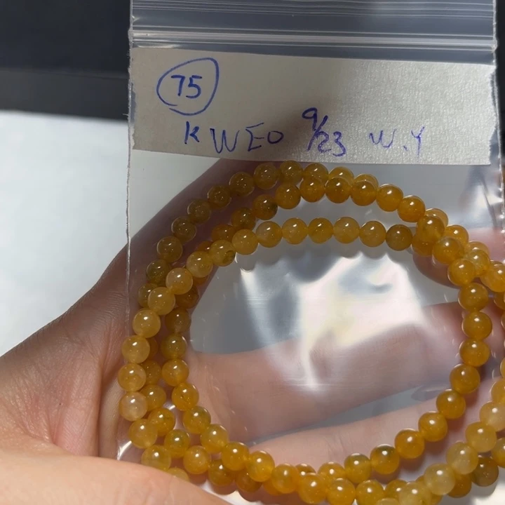 未镶嵌定制翡翠经**动项链