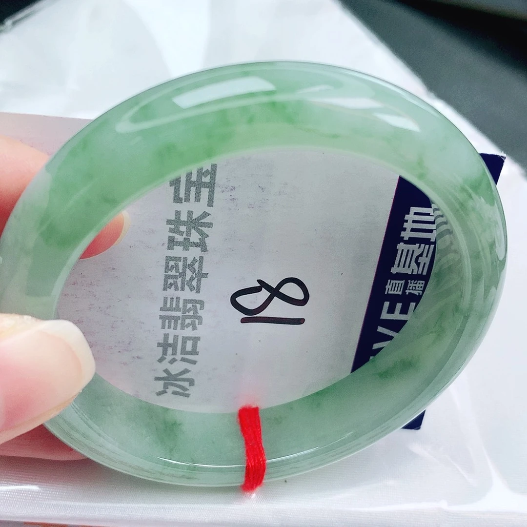 翡翠未镶嵌手镯缅甸天然A货翡翠手镯