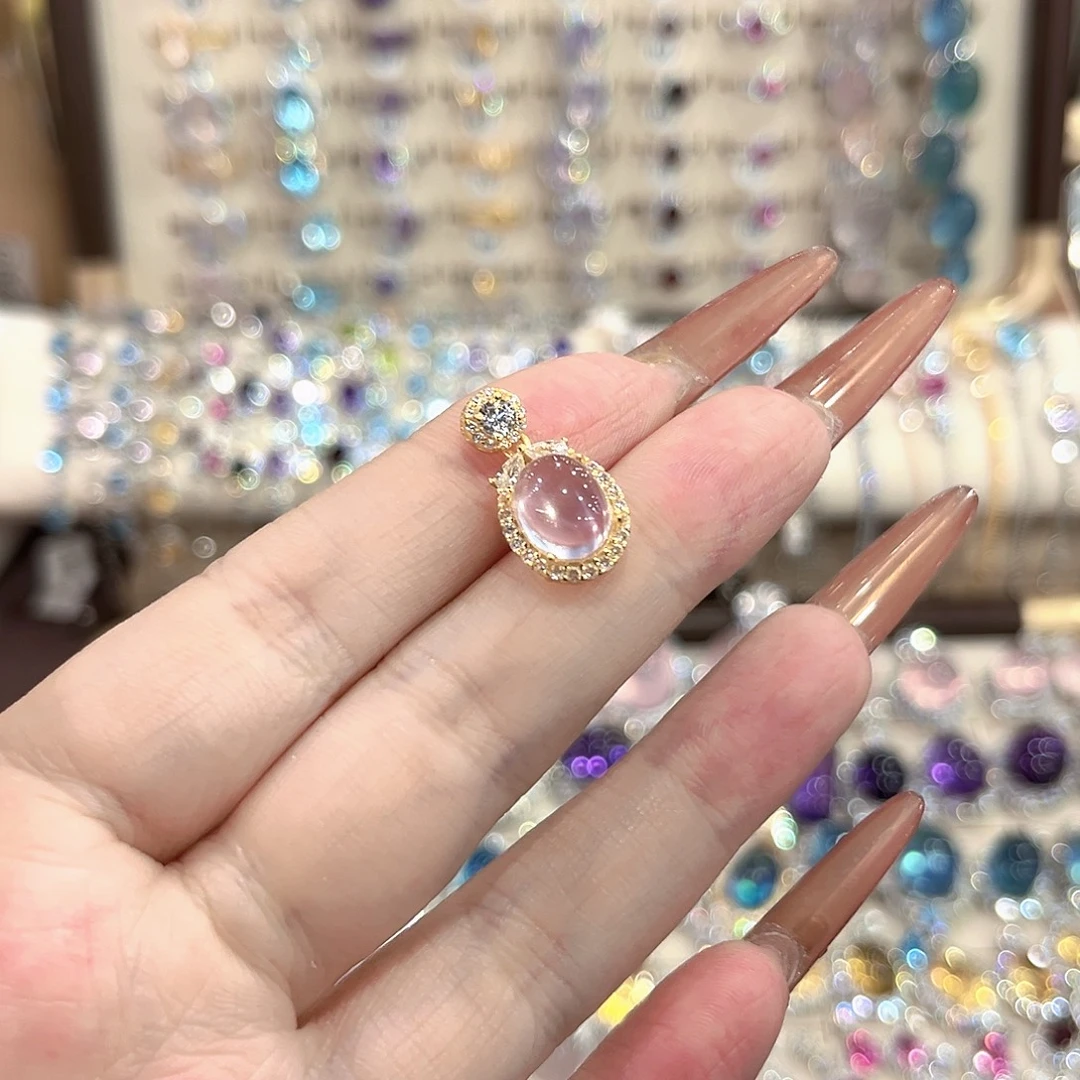 银S925镶嵌烟晶戒指