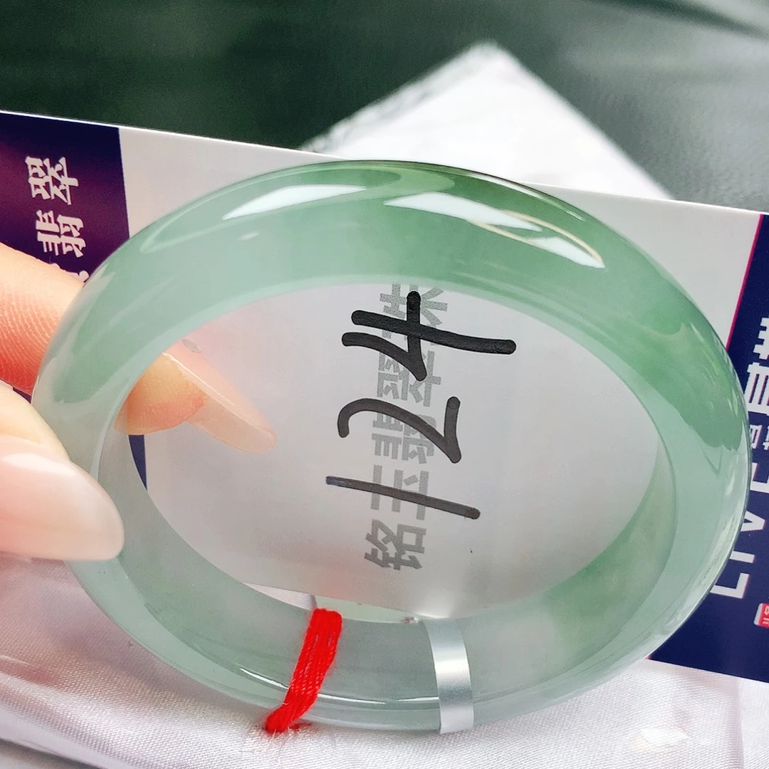 翡翠未镶嵌手镯缅甸天然a货翡翠手镯