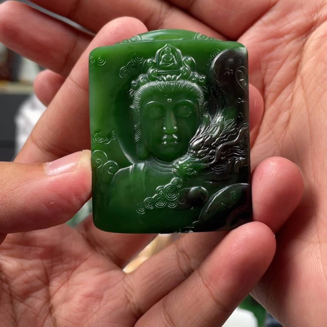 和田玉未镶嵌摆件