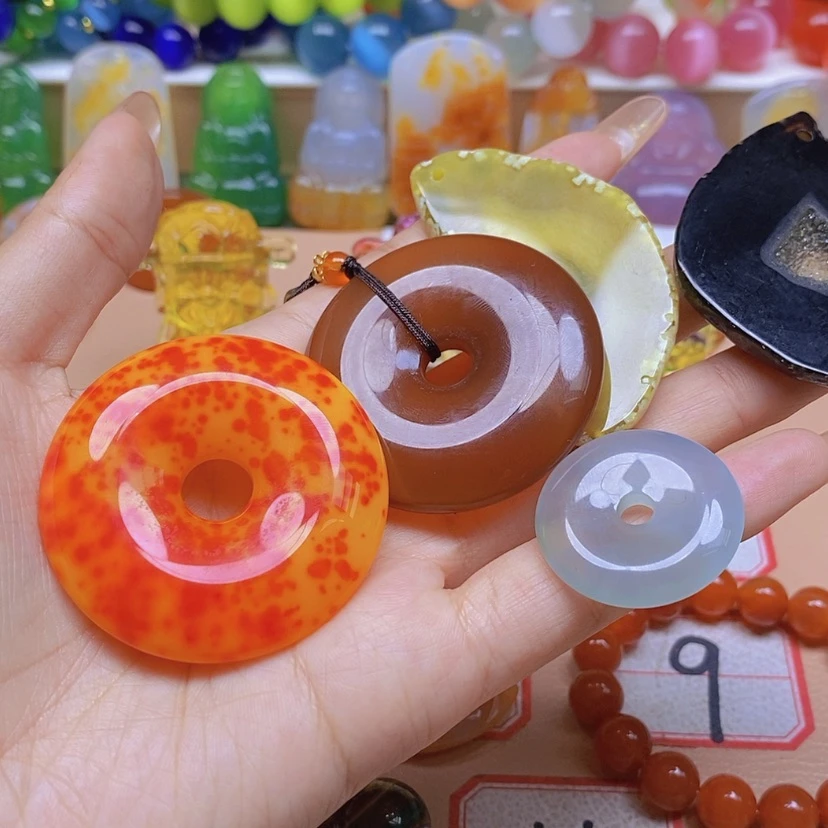 【闪购商品】玛瑙/玉髓颈饰未镶嵌小**咪