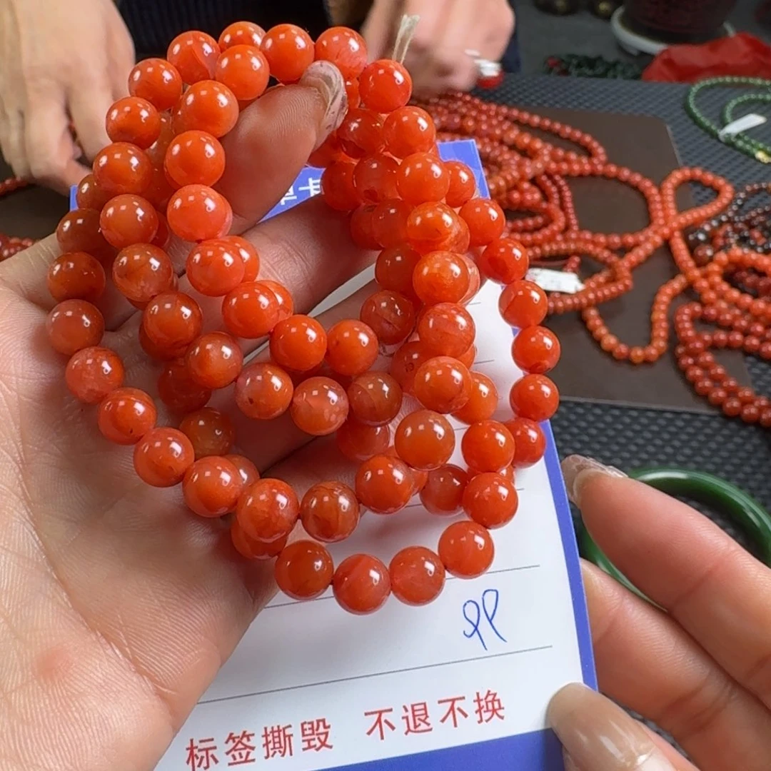 南红玛瑙未镶嵌颈饰