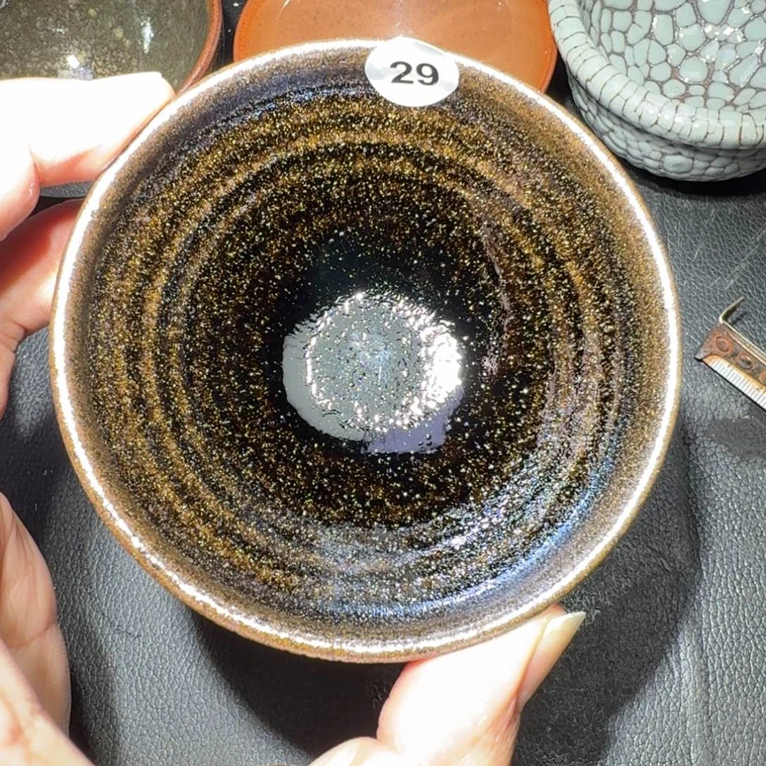 摆件古时茶器建窑建盏29