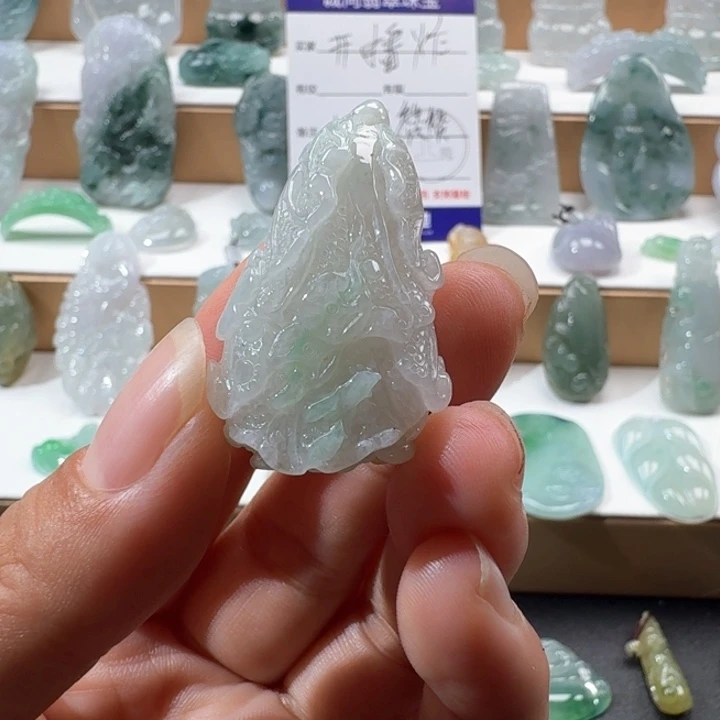 翡翠未镶嵌项链翡翠