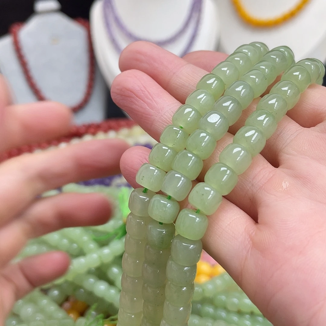 未镶嵌半成品玛瑙/玉髓老型珠和田8。.