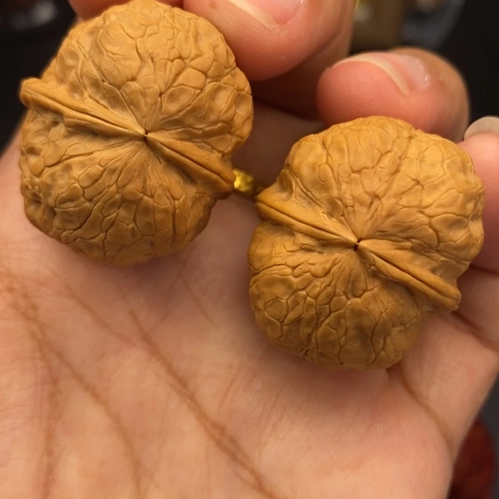 把件文玩核桃32尺蛇皮手捻