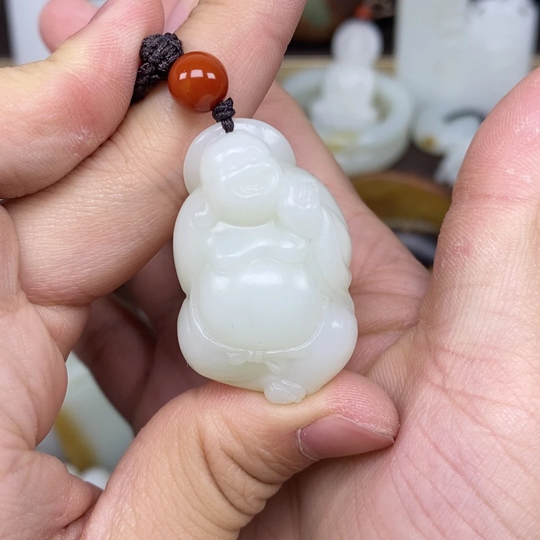 和田玉未镶嵌颈饰16