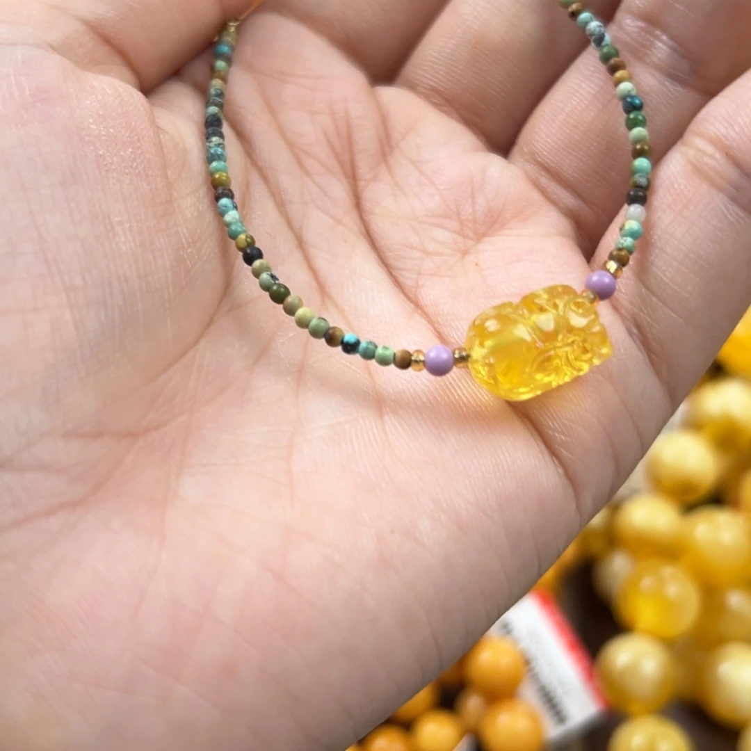 琥珀未镶嵌珠宝奇石