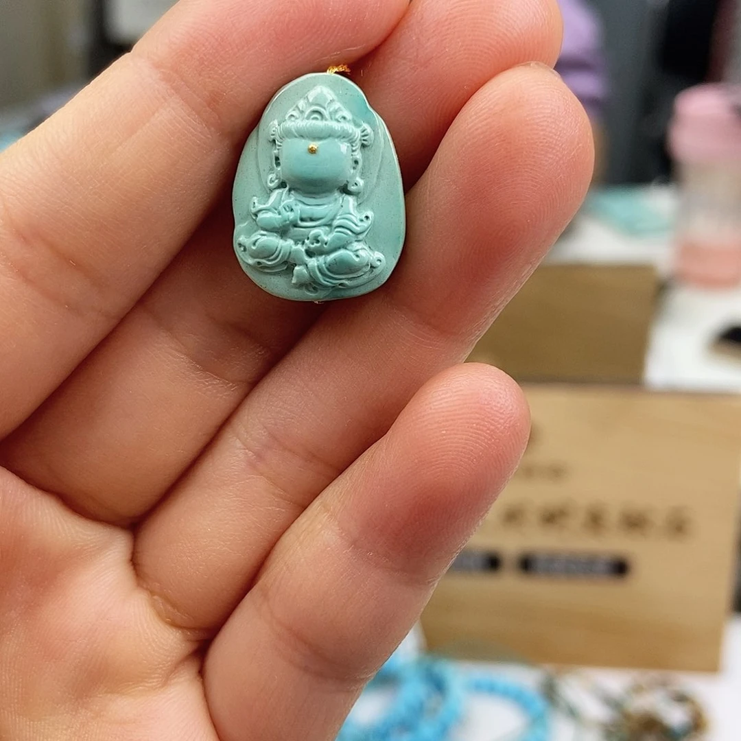 未镶嵌绿松石珠宝奇石