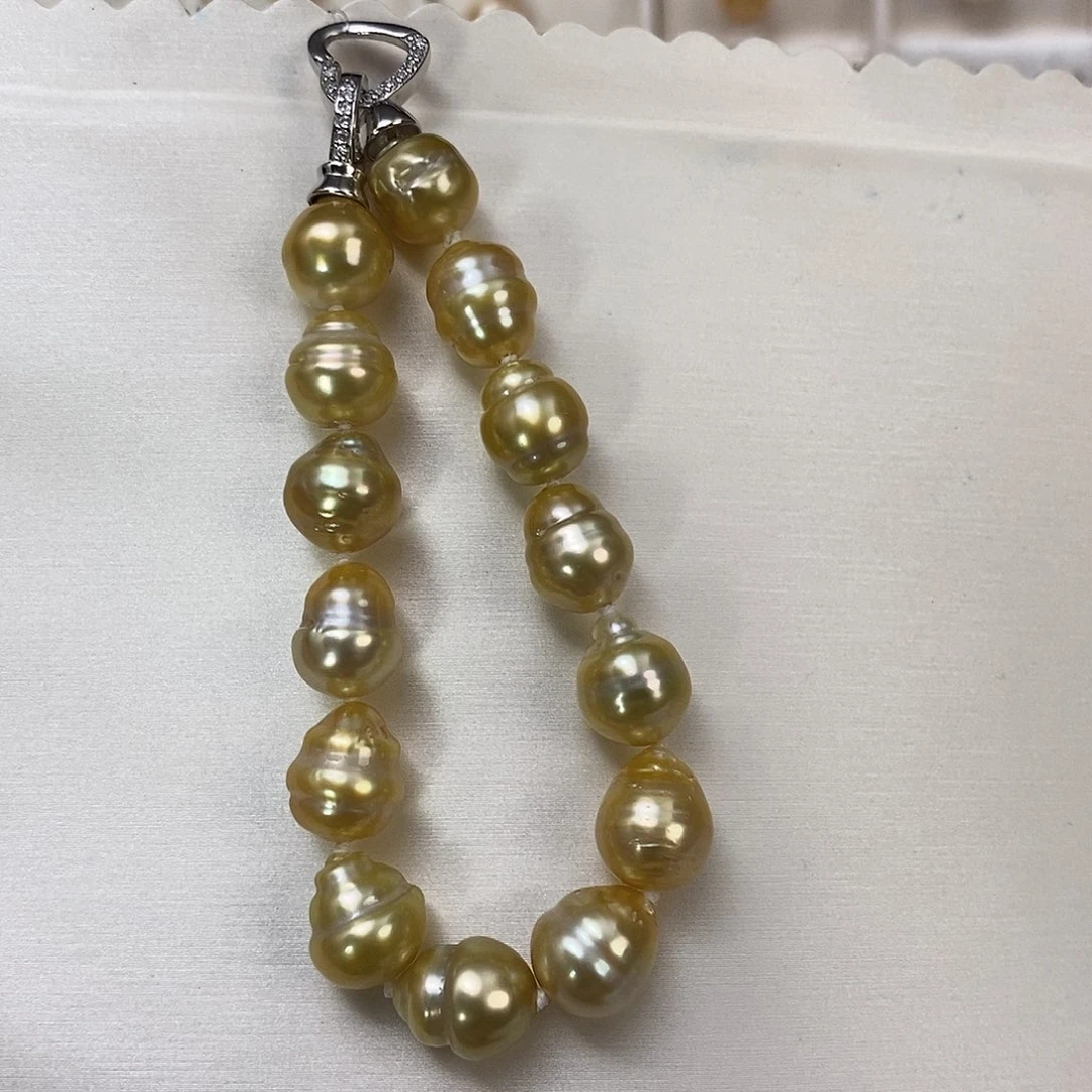 未镶嵌手串海水珍珠9-10