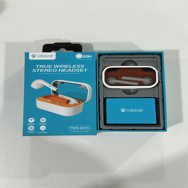 智能触控电量显示通话功能立体音无延迟入耳式无线蓝牙运动耳机