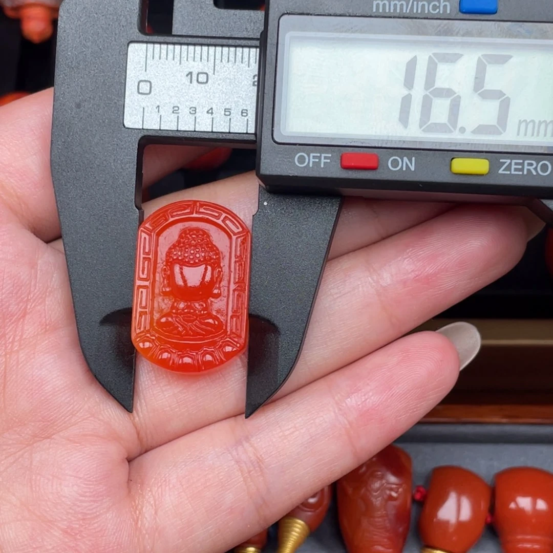 南红玛瑙天然南红单珠配饰未镶嵌