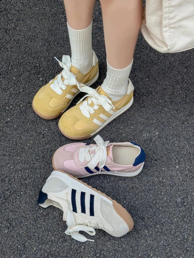 板鞋夏季德训鞋学院风时尚休闲鞋运动软底韩版鞋子时尚小白鞋