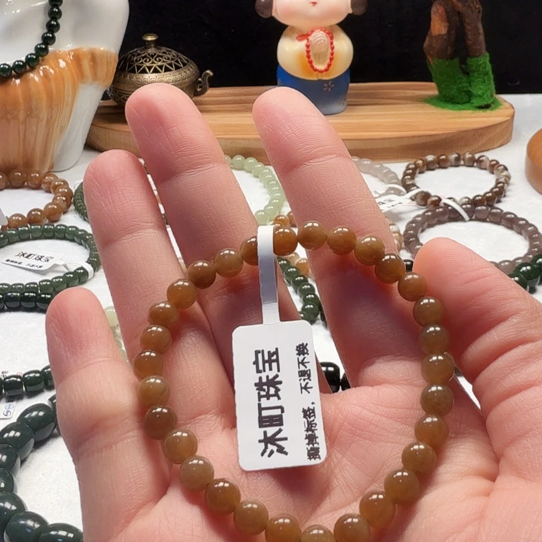 和田玉未镶嵌手串