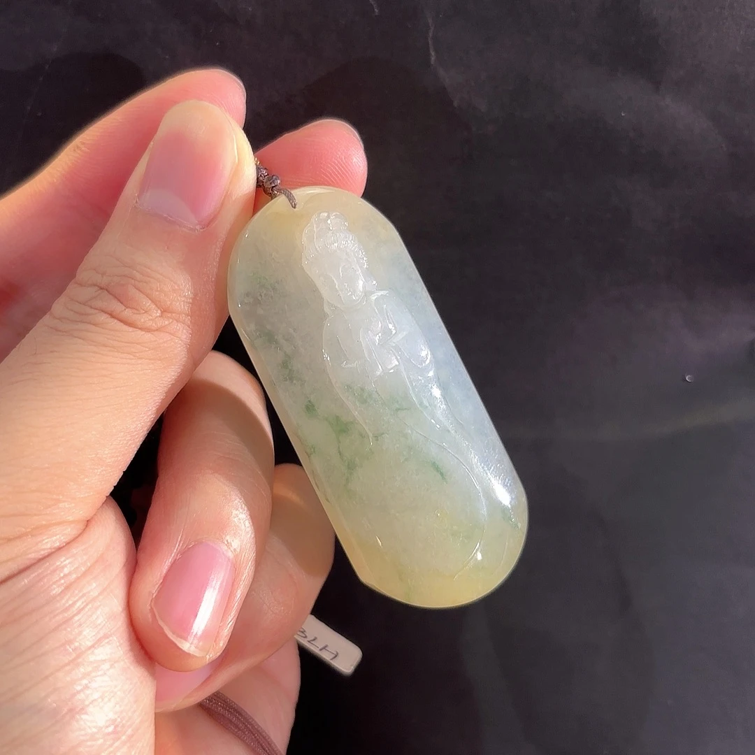 翡翠未镶嵌吊坠(不含链)多人不退不换