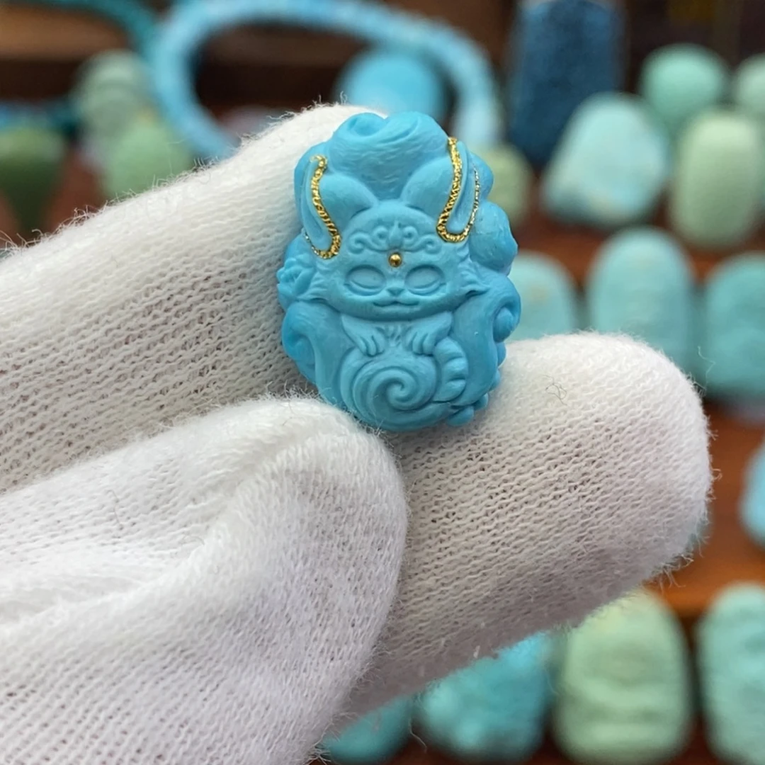 绿松石未镶嵌珠宝奇石