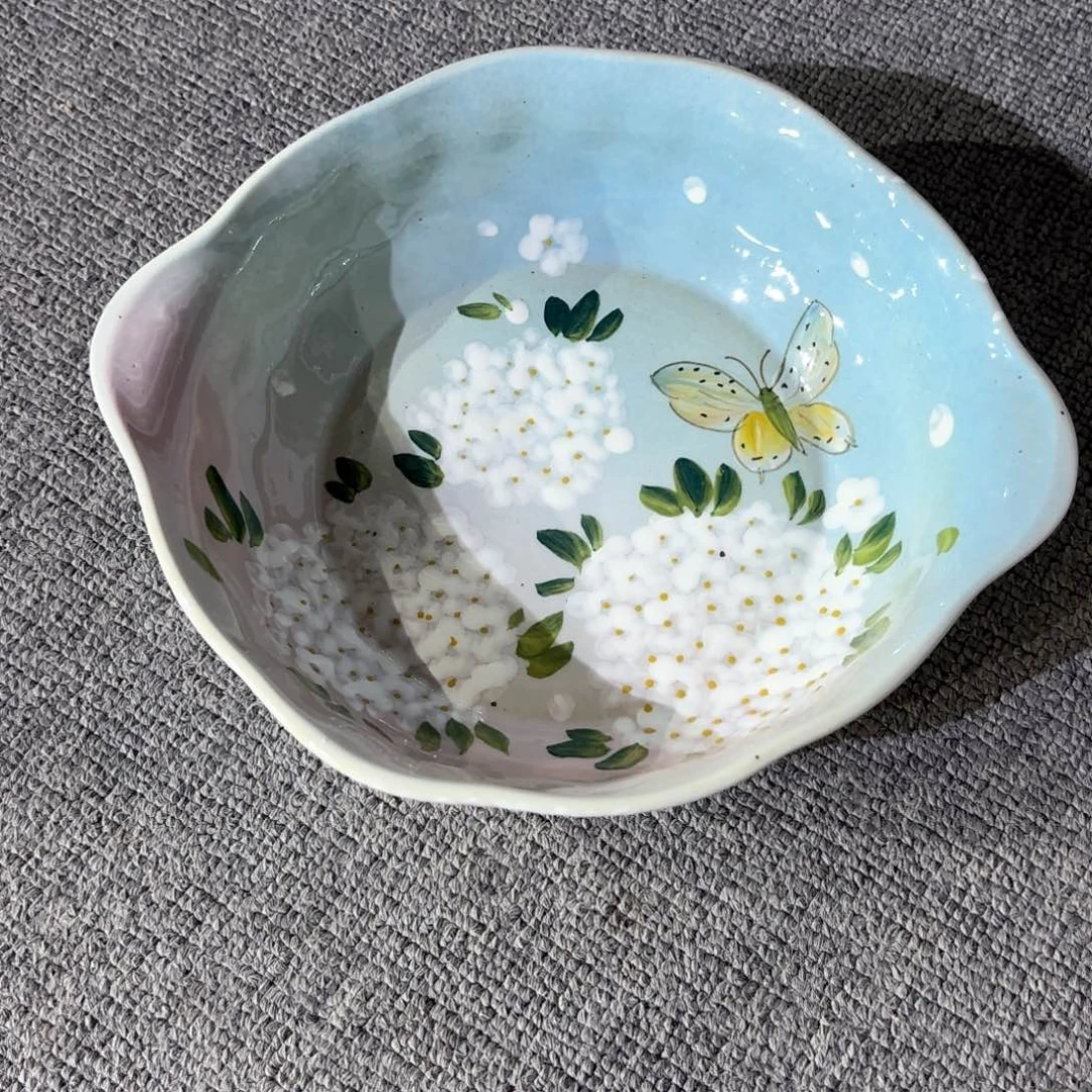 景德镇手绘高温釉下彩陶瓷茶具