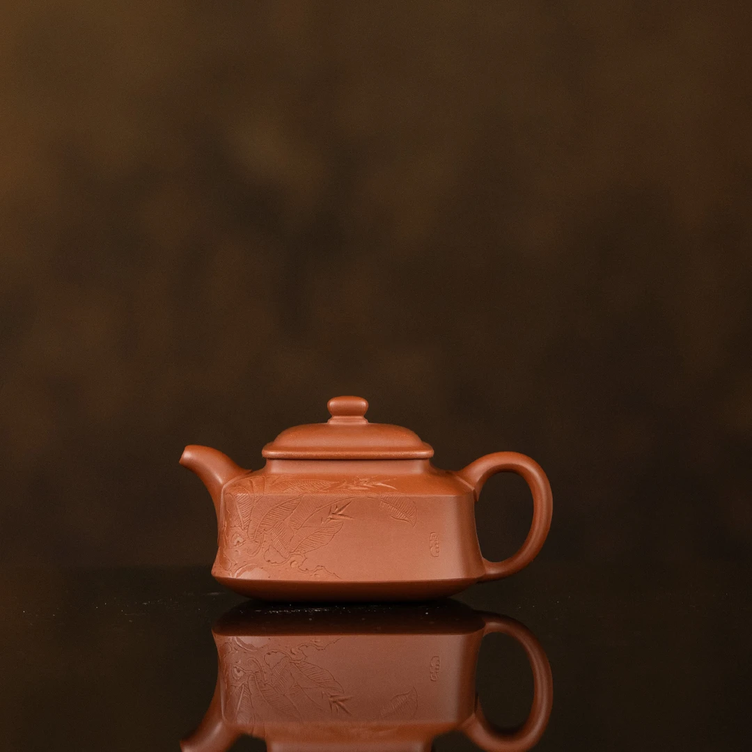【利贞丨方舟】原矿红泥 约150cc 手工制作 紫砂壶茶具JS