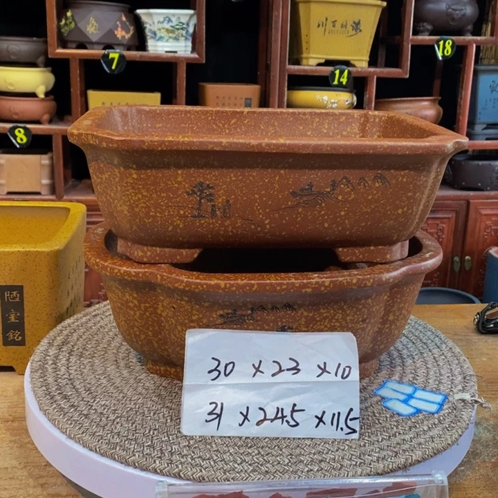 紫砂花盆紫砂花盆