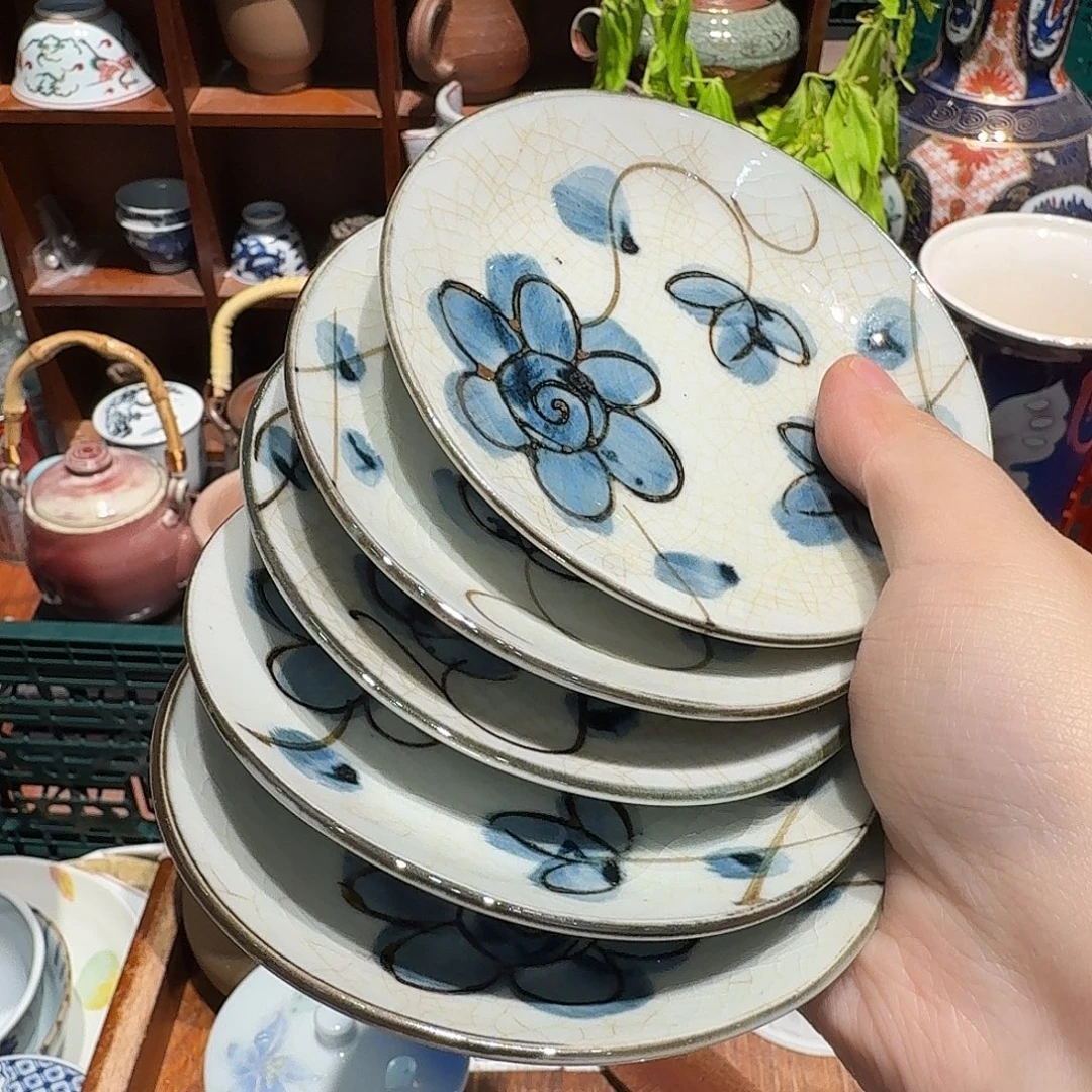 瓷片沁色五十包邮 非全新