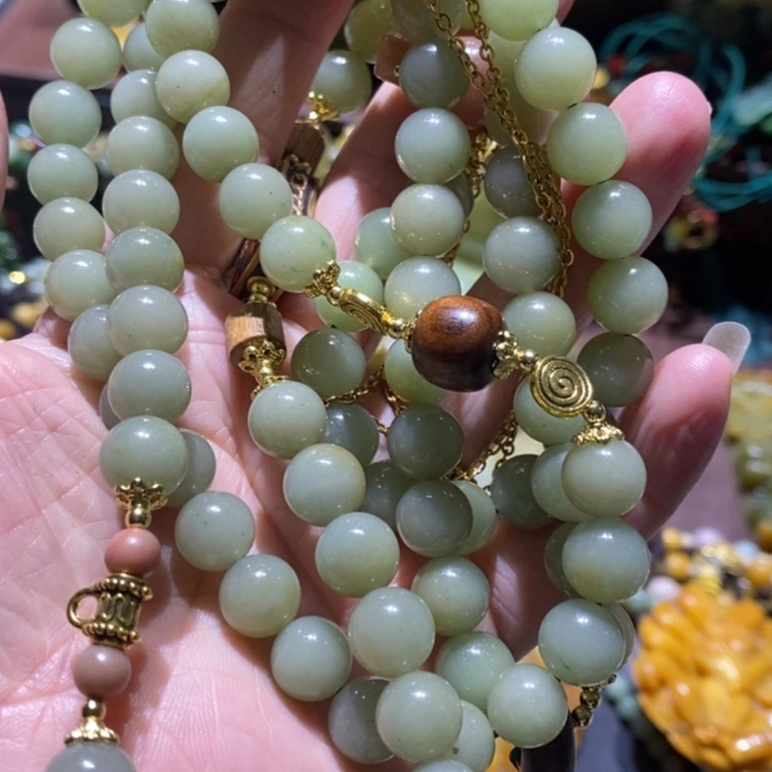 【闪购商品】岫玉毛衣链未镶嵌