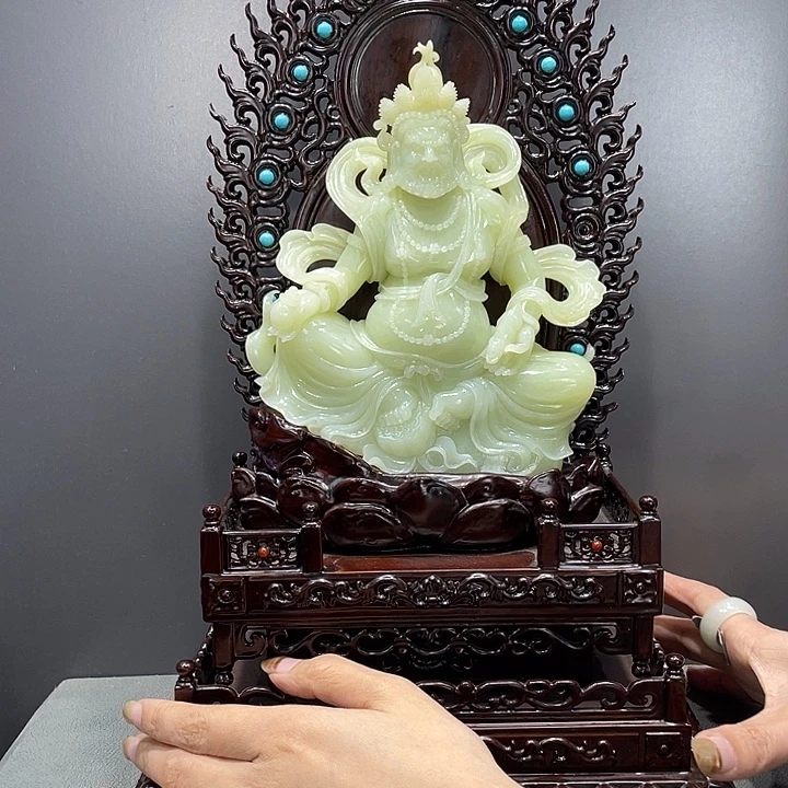 和田玉未镶嵌摆件