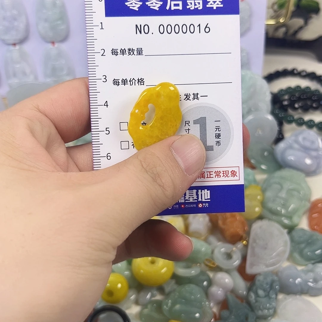 翡翠未镶嵌颈饰hhh