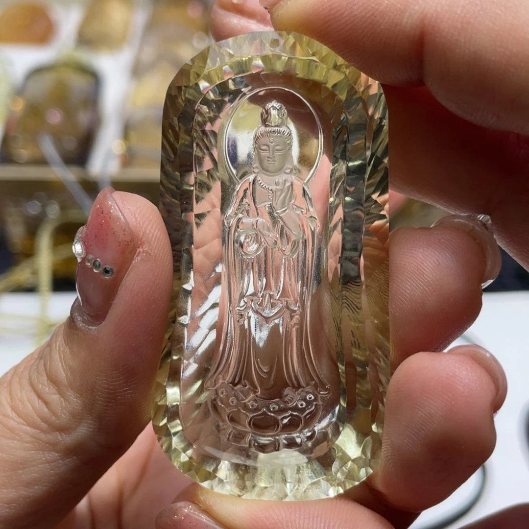 水晶颈饰未镶嵌悠**活定制