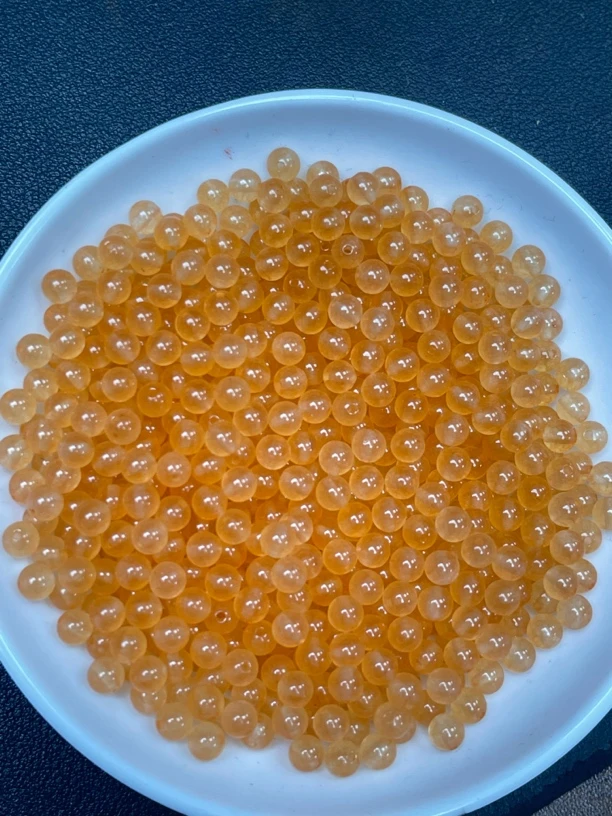 天然珠宝玉石 南红冰柿子红散珠Y2340 6MM 50颗（赠弹力绳）