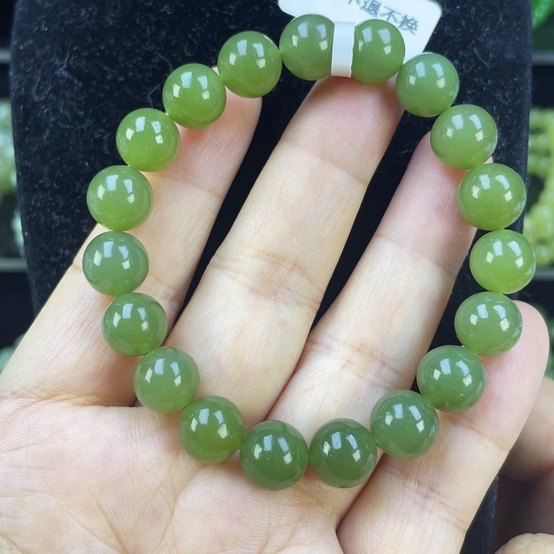 和田玉未镶嵌手链06